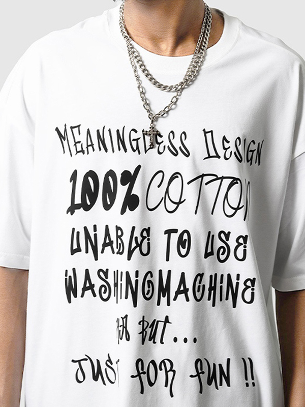 Men's Print Loose Short Sleeve Tee-3