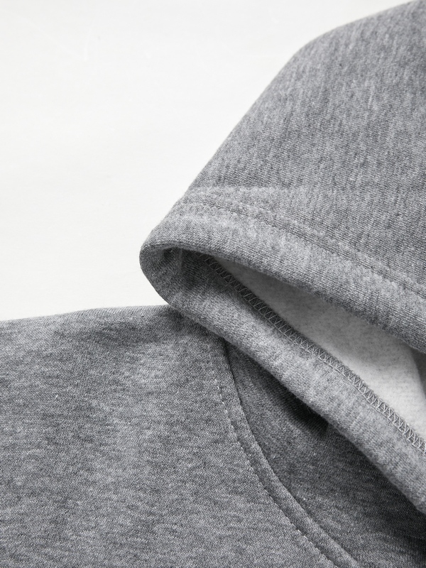 Men's Basic Solid Oversized Hoodie-2