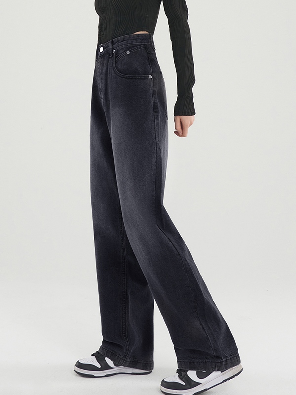 Dark Wash Vintage Baggy Boyfriend Jeans-1
