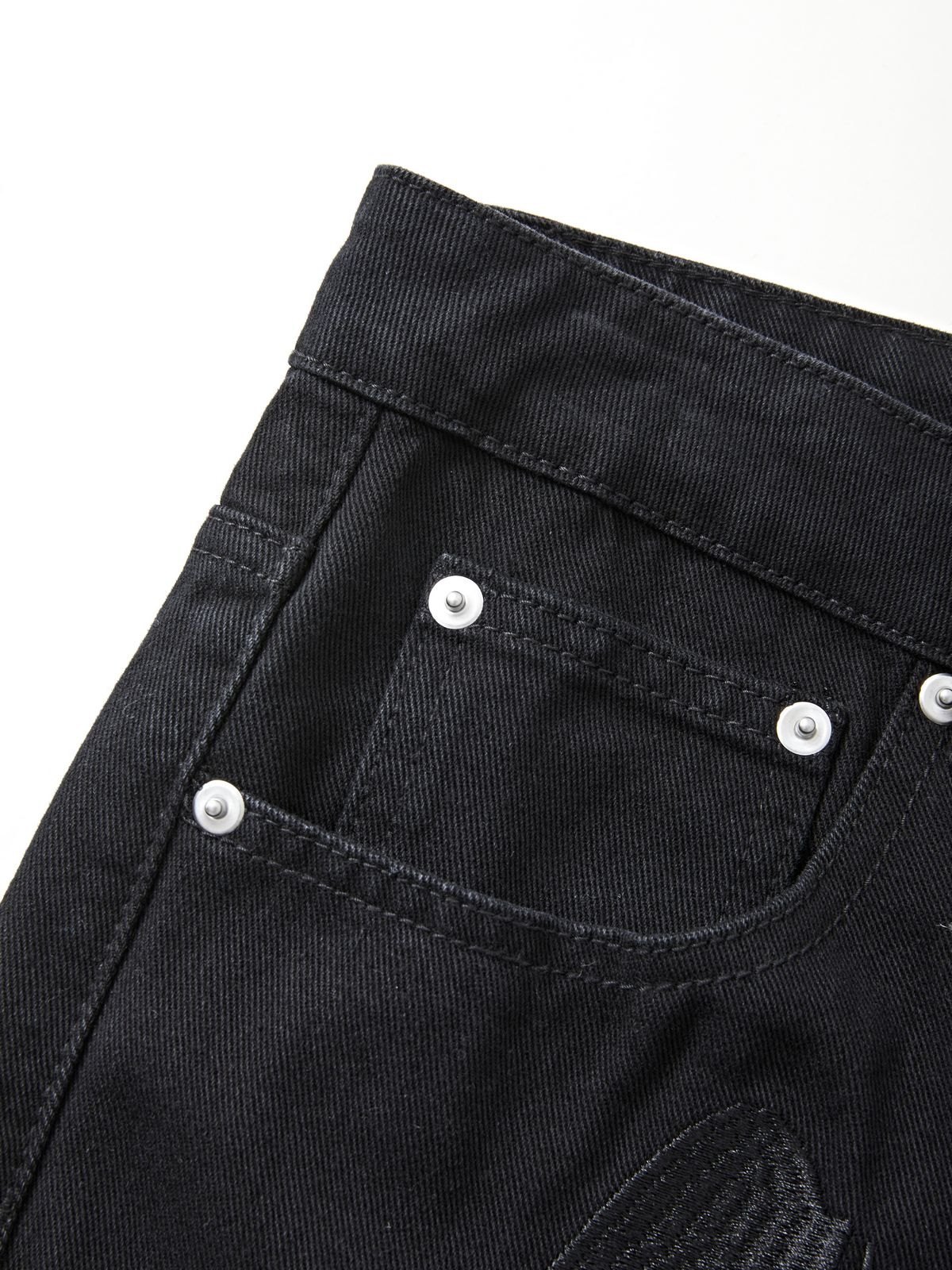 Men's Washed Revenge Straight Leg Jeans-6