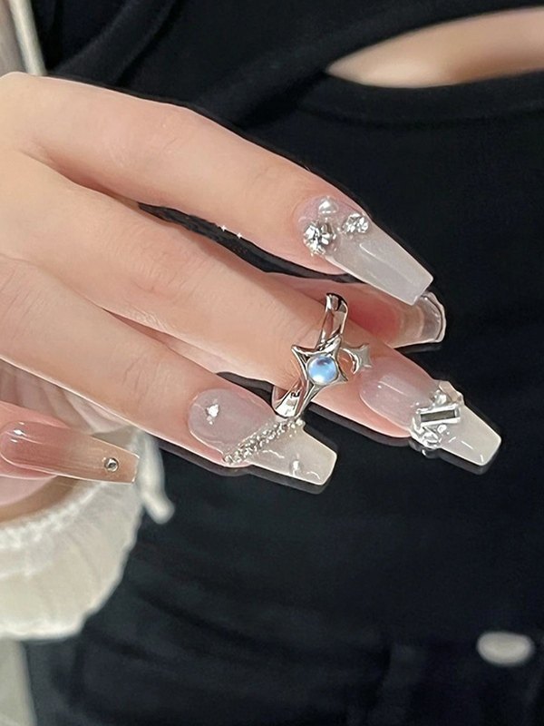 Astral Moonstone Open Gemstone Ring-4