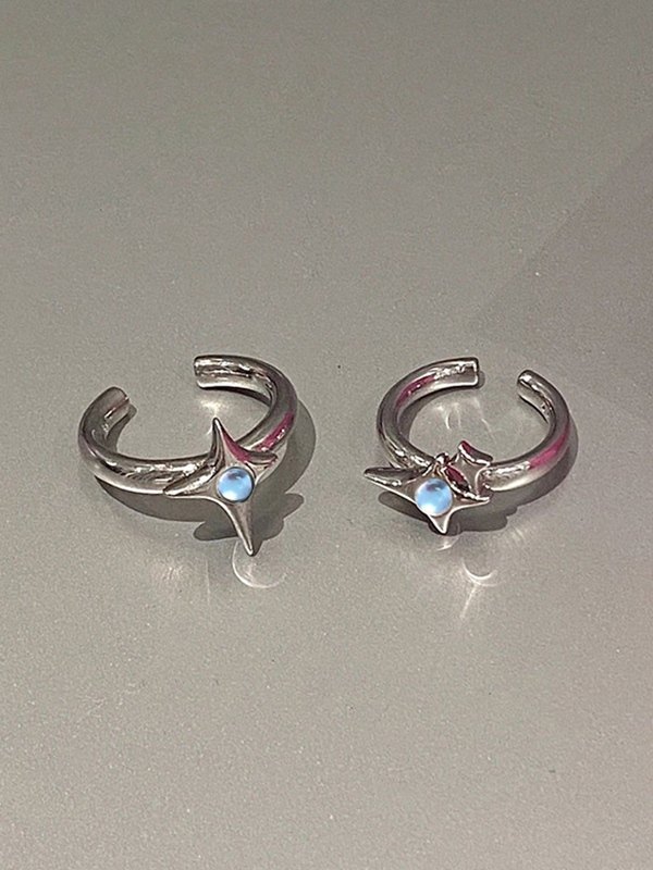 Astral Moonstone Open Gemstone Ring-2