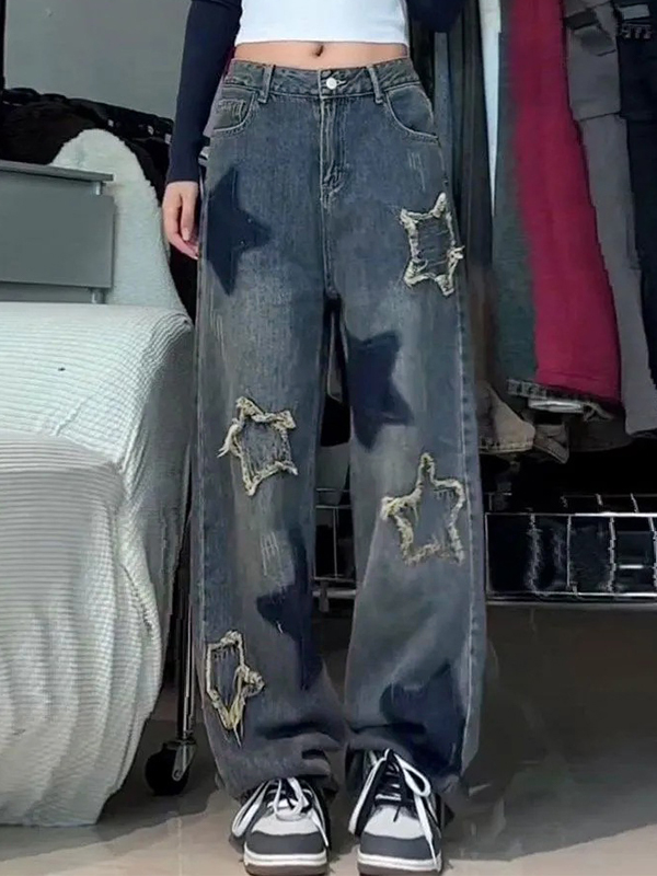 Vintage Star Raw Trim Boyfriend Jeans-1