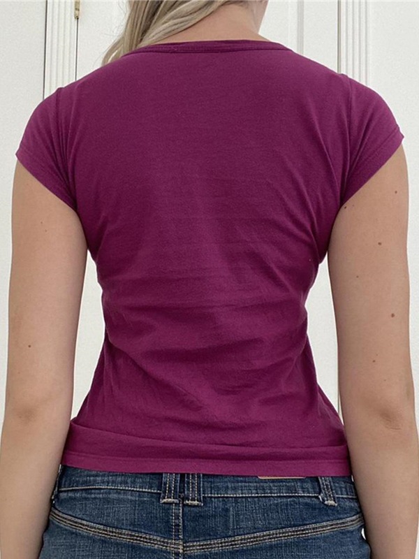 Vintage Acanthus Logo Print Baby Tee-1