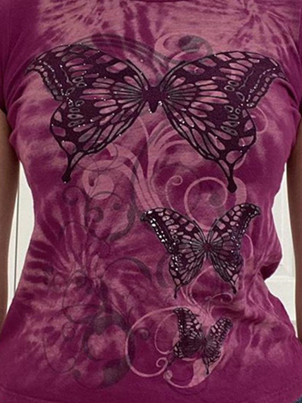 Vintage Acanthus Logo Print Baby Tee-2