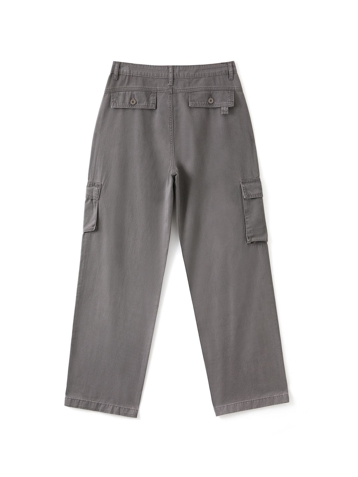 Fold Over Waist Y2K Straight Leg Pants-4