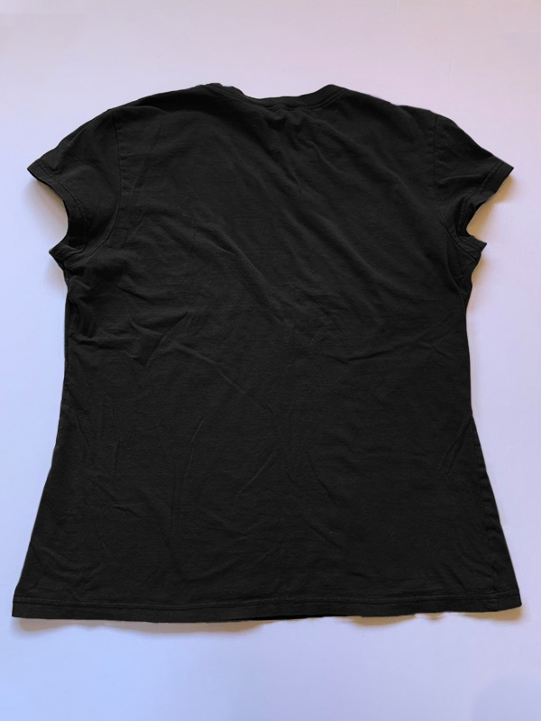 Vintage Brown Butterfly Print Short Sleeve Tee-1