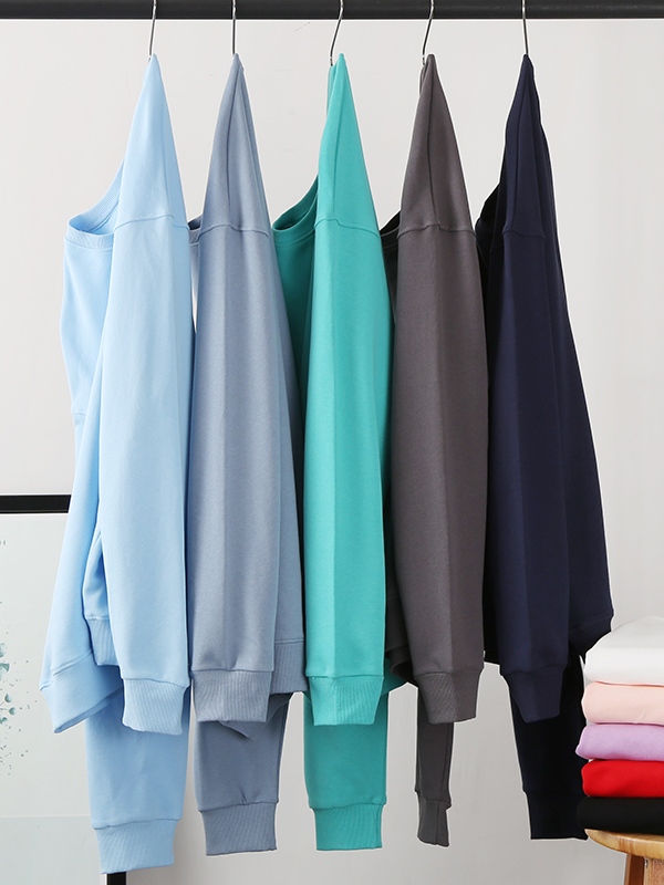 Men’s Linen Cotton Crew Neck Drop Shoulder Sweatshirt-2