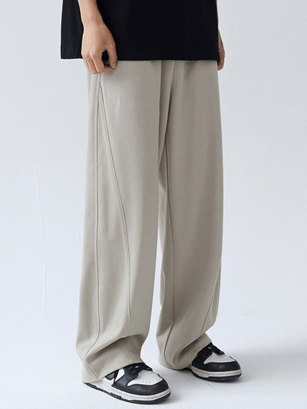 Men's Paneled Loose Casual Pants-2